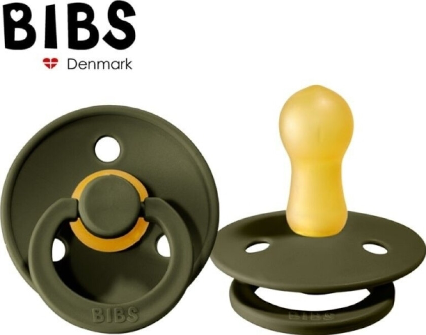 Bibs Bibs Green Hunter S Hevea Rubber Soothing Smokk