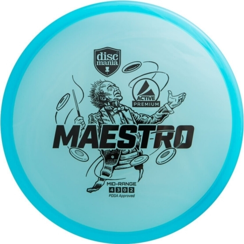 Bilde av Discgolf Discmania Midrange Driver Maestro Active Premium Blue 4/3/0/2