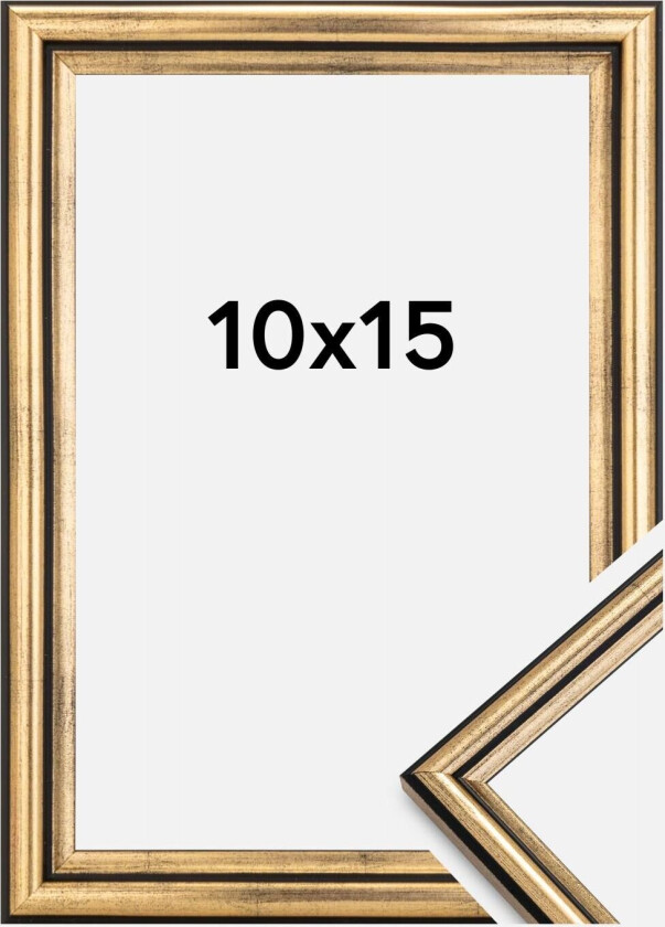 Ramme Horndal Akrylglass Gull 10x15 Cm