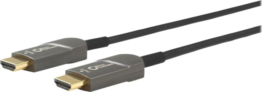 Bilde av MicroConnect Premium - HDMI-kabel med Ethernet - HDMI hann til HDMI hann - 10 m - hybridkobber / fiberoptikk - svart - 4K 120 Hz støtte, 8 K 60 Hz (7680 x 4320) støtte, Active Hybrid Cable