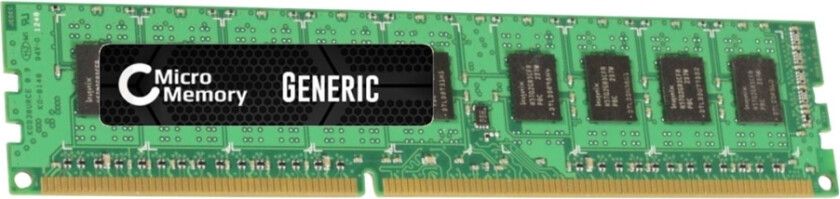 - DDR3 - modul - 8 GB - DIMM 240-pin - 1600 MHz / PC3-12800 - ikke-bufret - ECC - for Lenovo ThinkServer TS140 70A0, 70A1, 70A4, 70A5