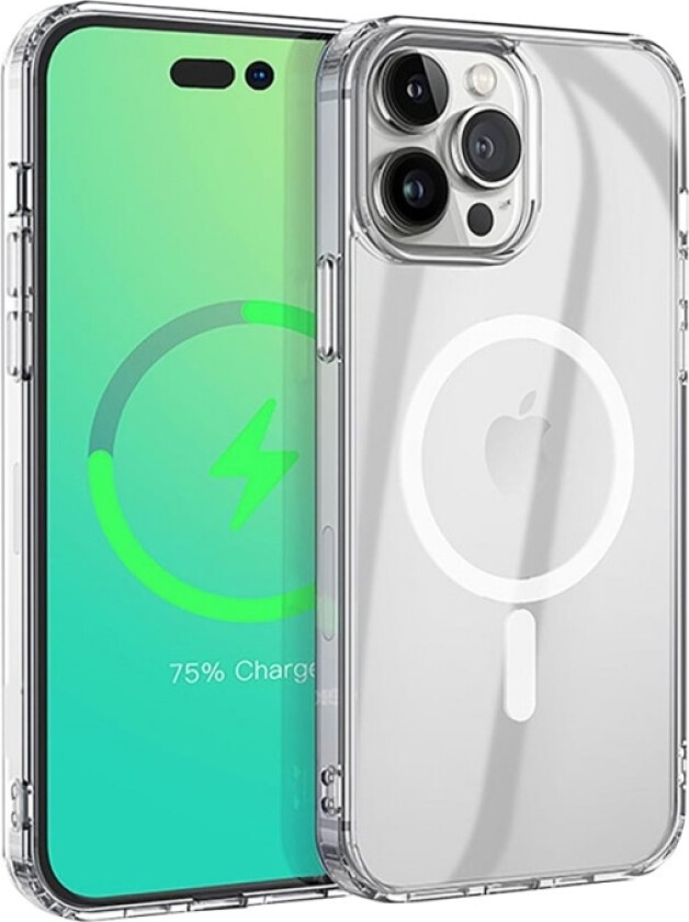 - Baksidedeksel for mobiltelefon - magnetisk - MagSafe-samsvar - termoplast-polyuretan (TPU) - blank - for Apple iPhone 14 Pro