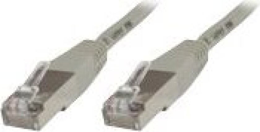 Microconnect - Nettverkskabel - Rj-45 (Hann) Til Rj-45 (Hann) - 50 Cm - Skjermet, Beskyttet Tvunnet Parkabel (Sttp) - Cat 6 - Halogenfri - Grå