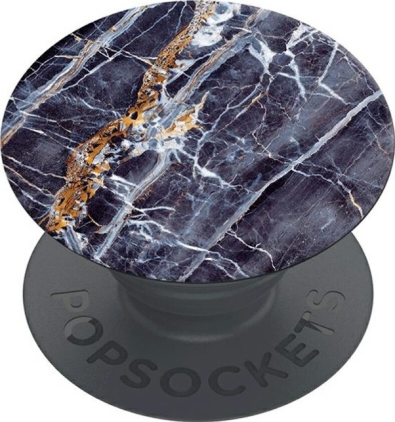 telefonholder POPSOCKETS 2 gull på mørk marmor 70083