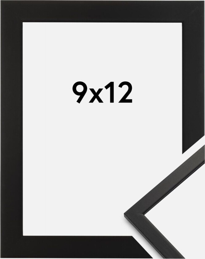 Ramme Edsbyn Akrylglass Svart 9x12 Cm