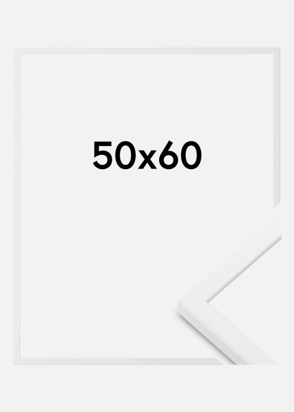 Ramme Kaspar Akrylglass Hvit 50x60 Cm