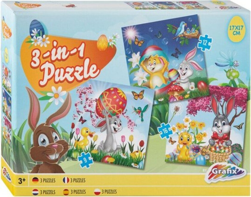 Jigsaw puzzle Easter 3in1 Gulv