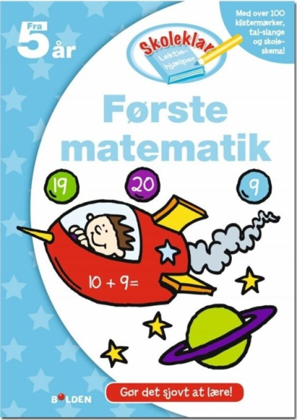 Første matematik - Skoleklar lektiehjælper - activity book