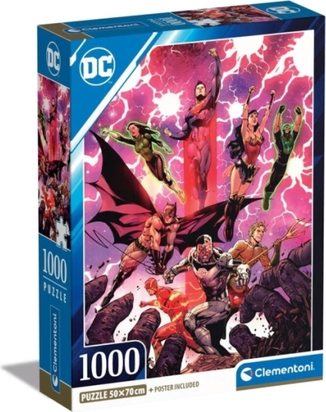 Pussel Clementoni DC Comics 1000 Delar