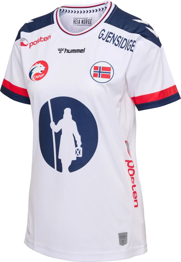 NHF 22 Womans 3rd Jersey S/S Woman, håndballtrøye dame White