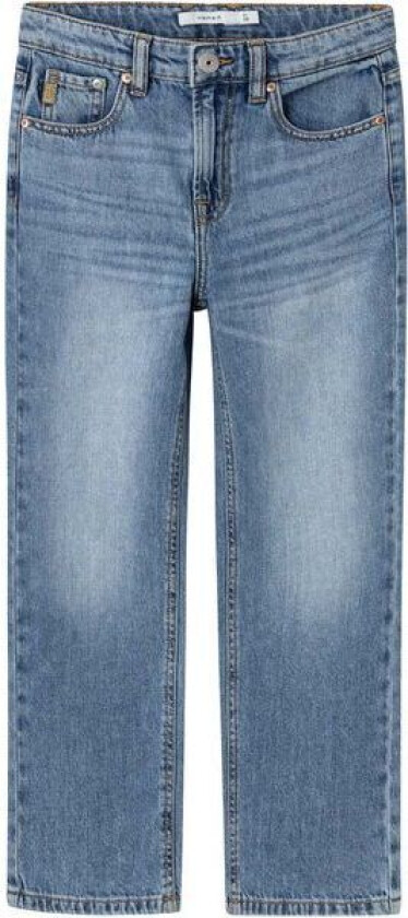 Medium Blue Denim Ryan Straight Jeans Noos str. 116
