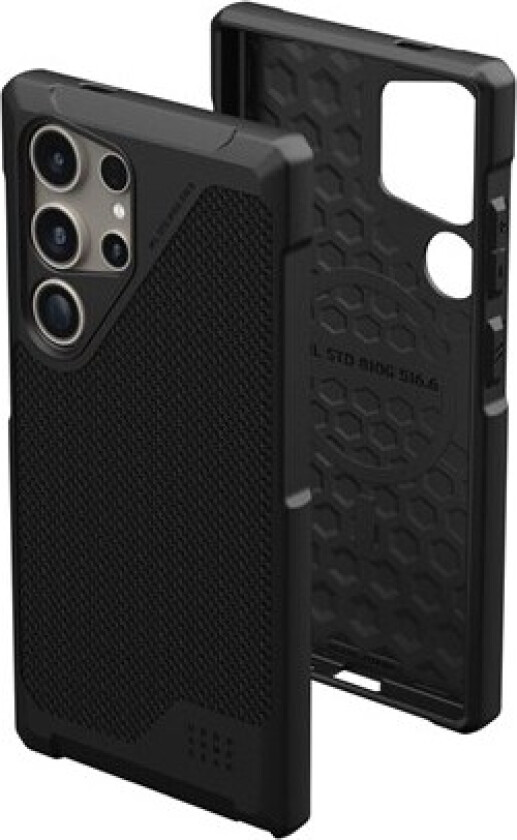 Urban Armour Gear Metropolis LT, deksel, Samsung, Galaxy S24 Ultra, 17,3 cm (6,8"), sort