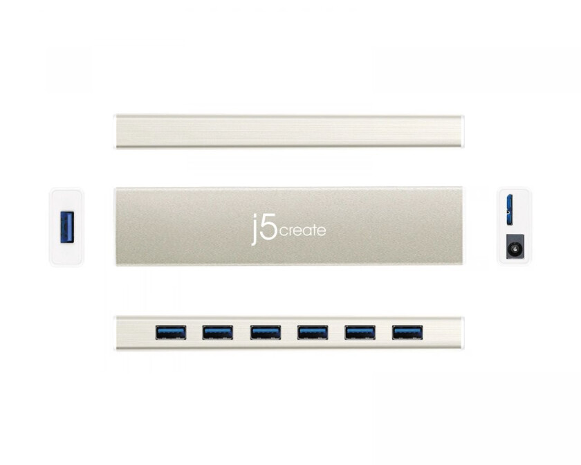 J5create Usb Hub - Usb-C 7-Port Hub