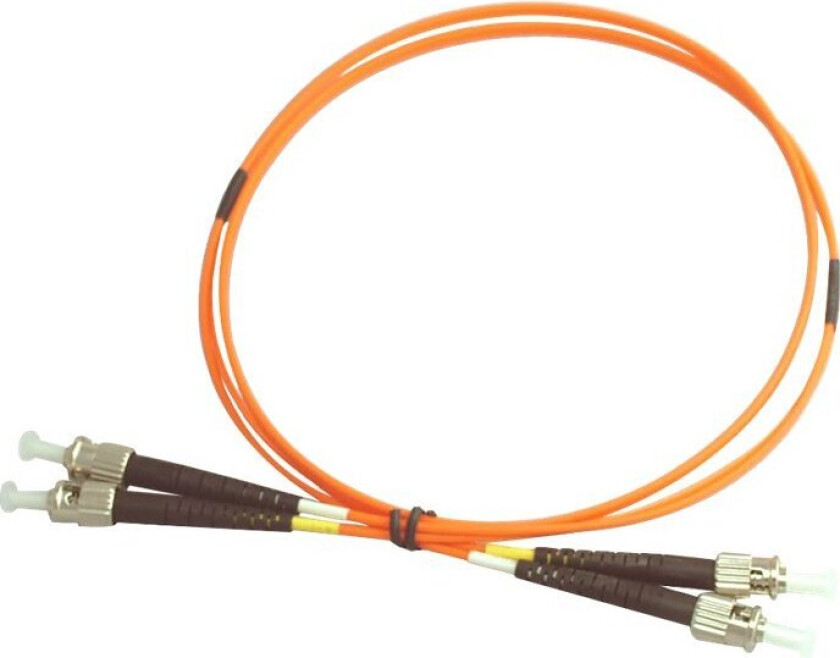 MicroConnect - Nettverkskabel - ST/PC-multimodus (hann) til ST/PC-multimodus (hann) - 2 m - fiberoptisk - 62,5 / 125 mikroner - OM1 - oransje