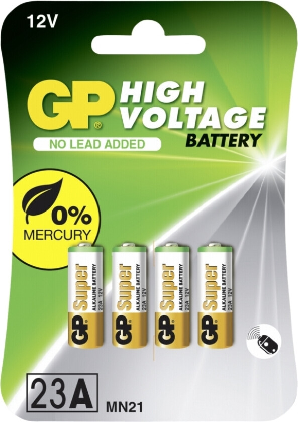 1x4 GP Alkaline 23A / MN21