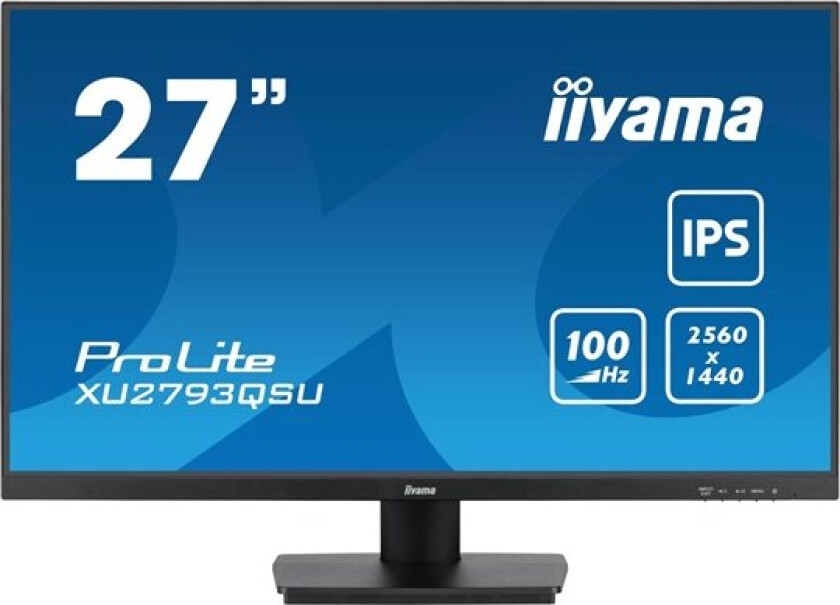 27" iiyama ProLite XU2793QSU-B6 - LED monitor - 27" - 1 ms - Skjerm