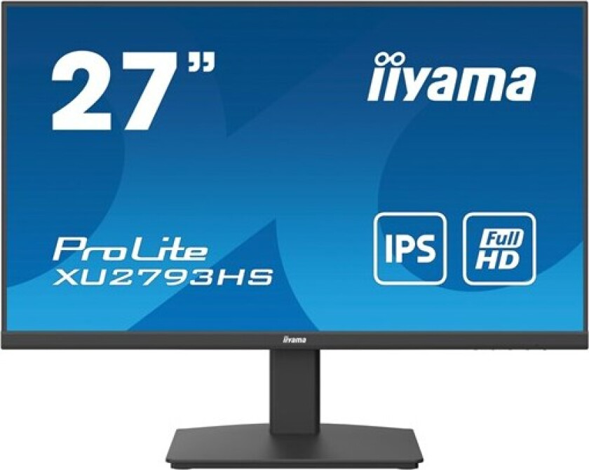 27" iiyama ProLite XU2793HS-B6 - LED monitor - Full HD (1080p) - 27" - 1 ms - Skjerm
