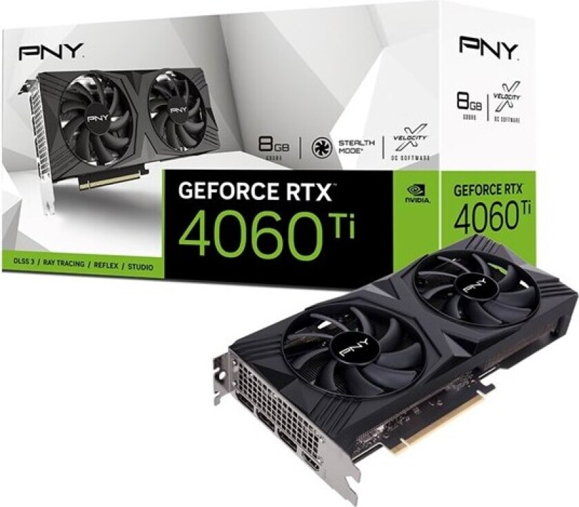 GeForce RTX 4060 Ti VERTO Dual Fan Edition - 8GB GDDR6 RAM - Grafikkort