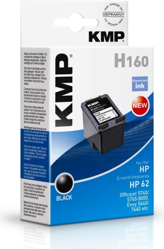 H160 - black - ink cartridge (alternative for: HP 62 HP C2P04AE) - Blekkpatron Svart