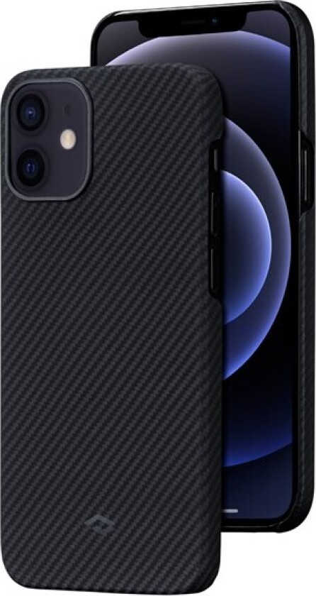 Apple iPhone 12 Air Case - Black/Grey Twill