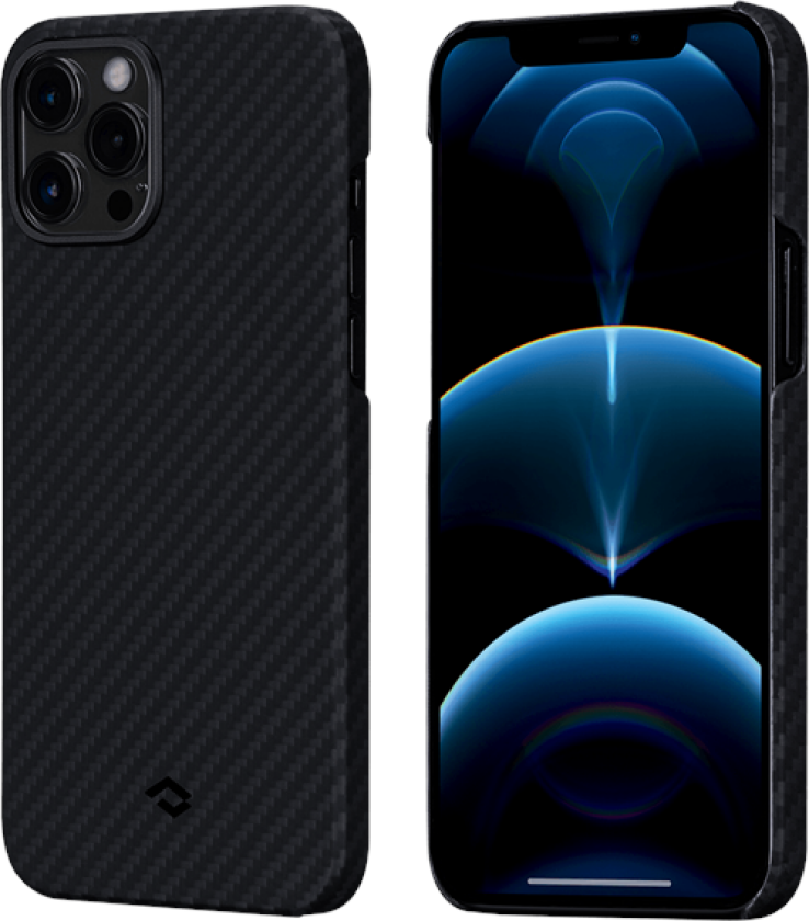 Apple iPhone 12 Pro Max MagEZ Case - Black/Grey Twill