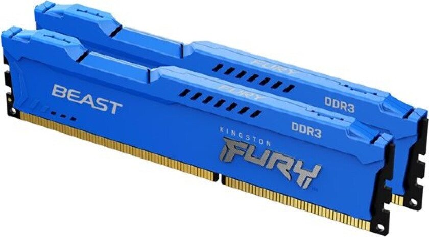 FURY Beast DDR3-1600 C10 DC Blue - 16GB