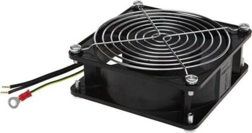 Ventilation module single-ventilator for mounting in wall mount cabinets