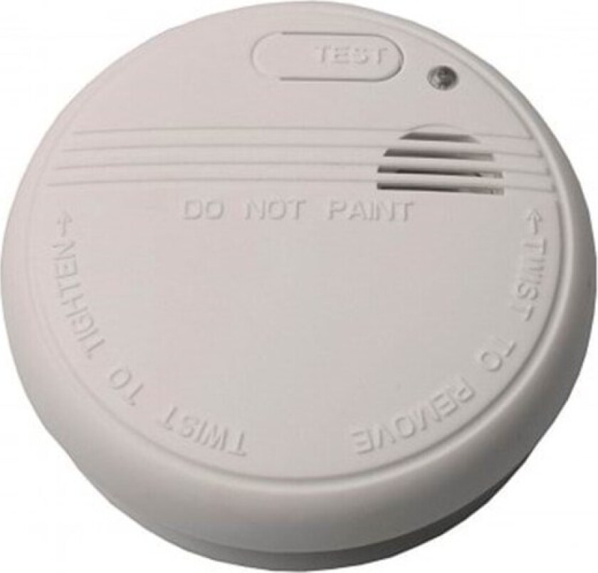 Smoke detector w/optical detector