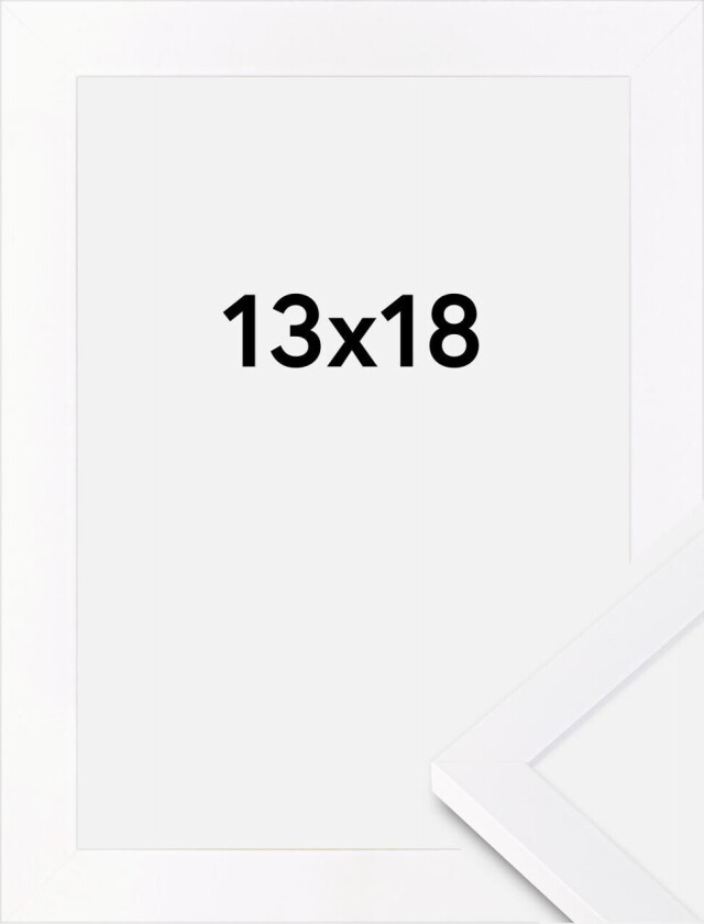 Ramme Selection Akrylglass Hvit 13x18 Cm