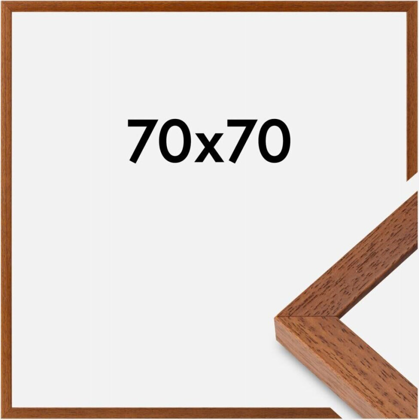 Ramme Hermes Akrylglass Bøk 70x70 Cm