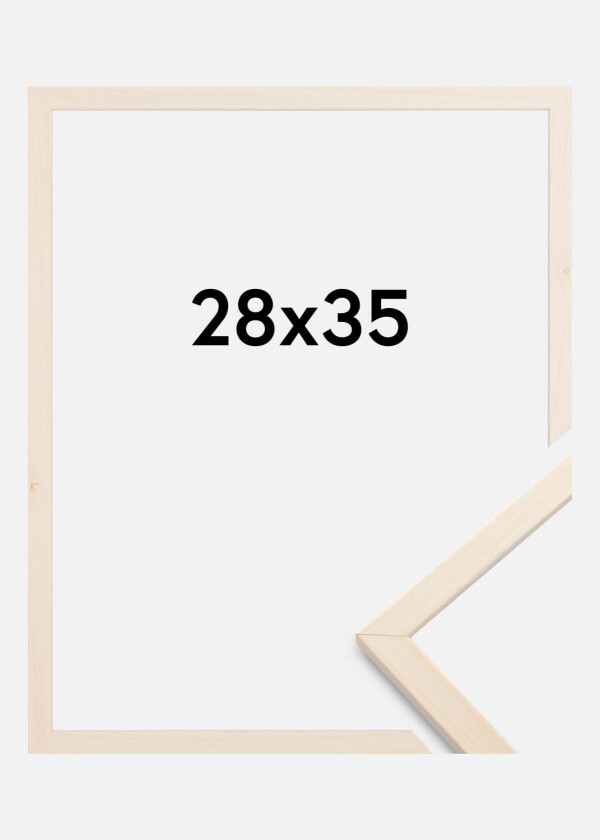 Ramme Edsbyn Akrylglass Lønn 28x35 Cm