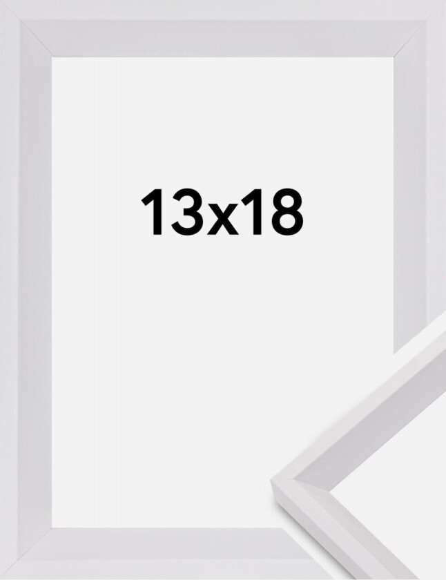 Ramme Globe Hvit 13x18 Cm