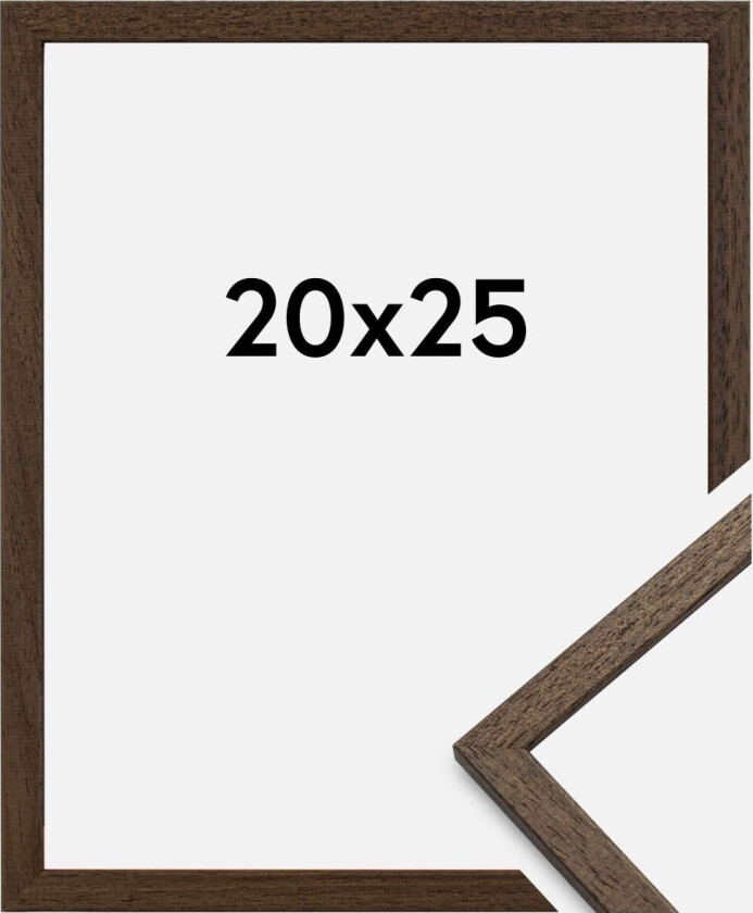 Ramme Edsbyn Akrylglass Valnøtt 20x25 Cm