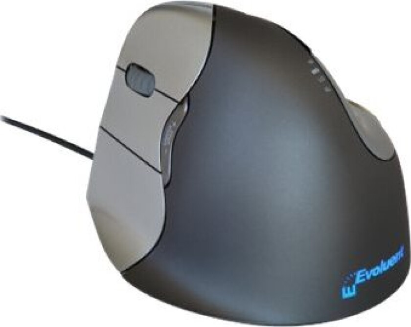 VerticalMouse 4 Left - Vertikal mus - venstrehendt - optisk - 6 knapper - kablet - USB