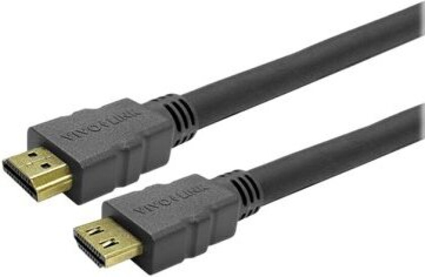 Vivolink Pro - High Speed - Hdmi-Kabel Med Ethernet - Hdmi Hann Låsing Til Hdmi Hann Låsing - 3 M - Skjermet - Svart - 4 K 60 Hz (4096 X 2160) Støtte