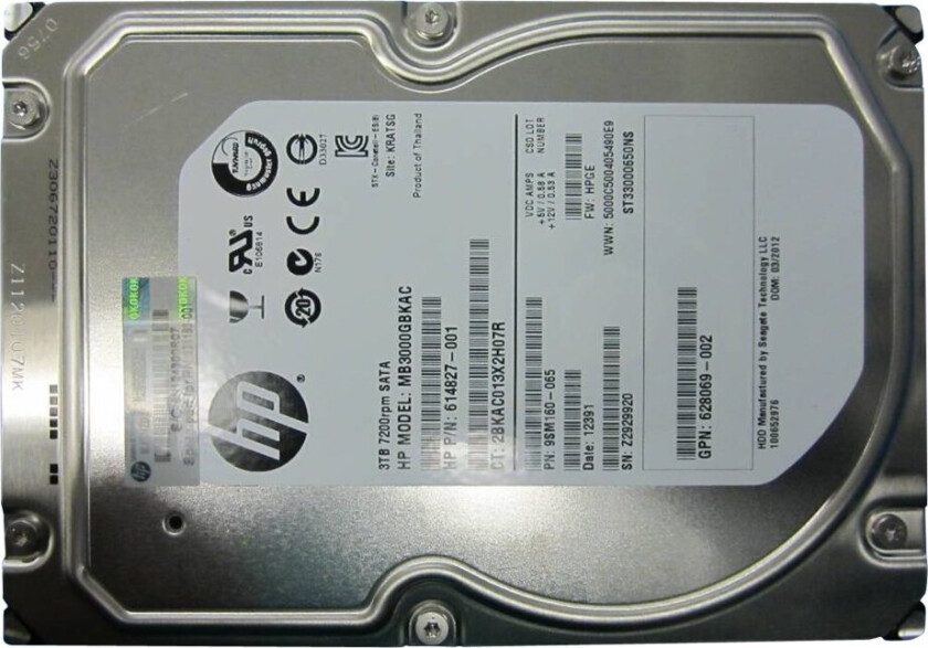 E Midline - Harddisk - 3 TB - intern - 3.5 LFF - SATA 6Gb/s - 7200 rpm
