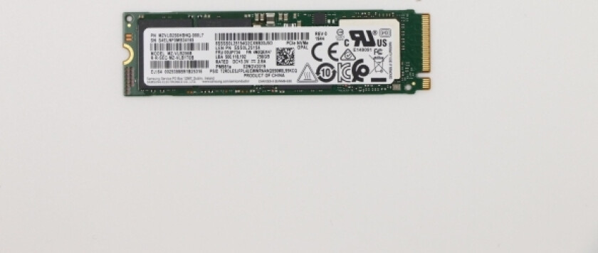 - SSD - kryptert - 256 GB - intern - M.2 2280