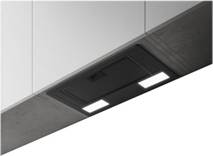 Era C BL/A/52 - Panser - hvelv - Nisje - bredde: 49.5 cm - dybde: 26 cm - ekstraksjon og resirkulasjon (-) - svart