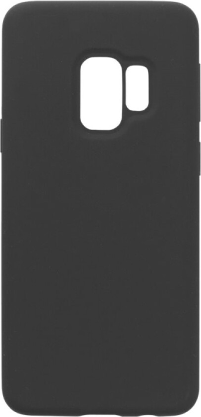 - Baksidedeksel for mobiltelefon - silikon - svart - for Samsung Galaxy S9