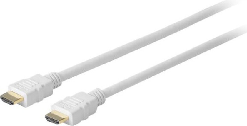 Pro - High Speed - HDMI-kabel med Ethernet - HDMI hann til HDMI hann - 15 m - trippel beskyttelse - hvit - 4K-støtte, aktiv, støtte for Dolby TrueHD