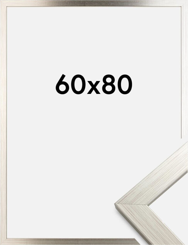 Ramme Silver Wood 60x80 Cm