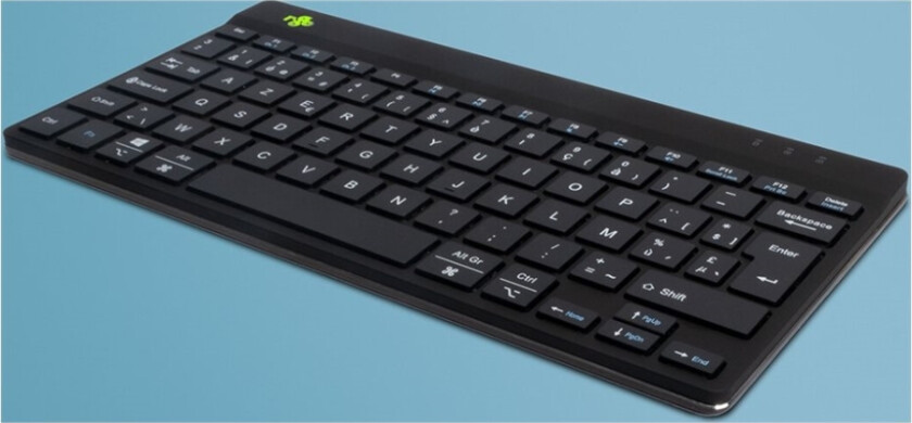 R-Go Ergonomic Keyboard Compact break - Tastatur - trådløs - Bluetooth 5.0 - AZERTY - Belgisk - svart