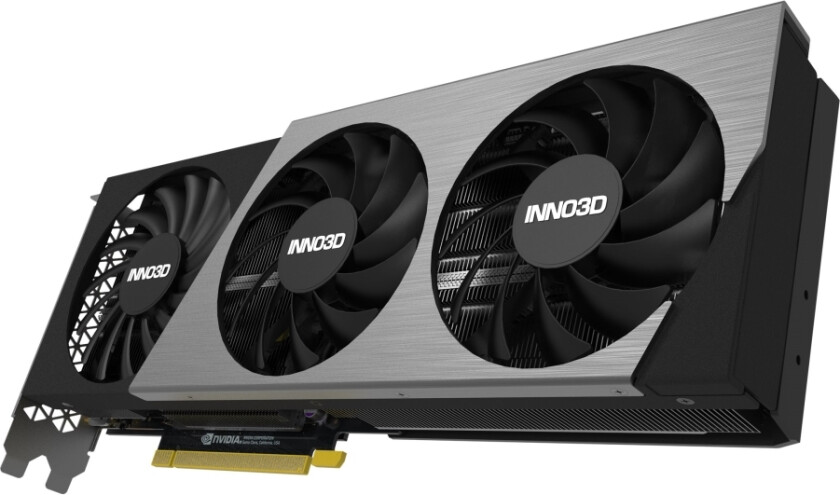Inno3D GeForce RTX 4070 X3 OC - Grafikkort - GeForce RTX 4070 - 12 GB GDDR6X - PCIe 4.0 x16 - HDMI, 3 x DisplayPort - fargeboks