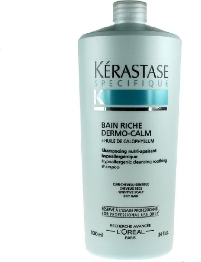 Kerastase Dermo-Calm Bain Riche Haute Tolérance Shampoo for tørt hår 1000ml