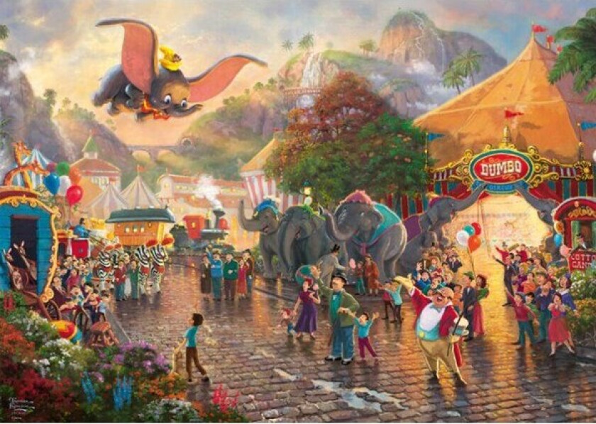 Thomas Kinkade: Disney - Dumbo 1000pcs Gulv