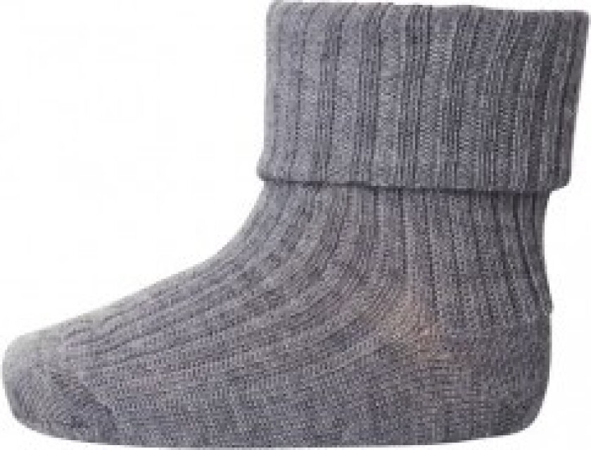 MP 589 Wool Socks Rib 491 Grey Marl. str. 15-16/000