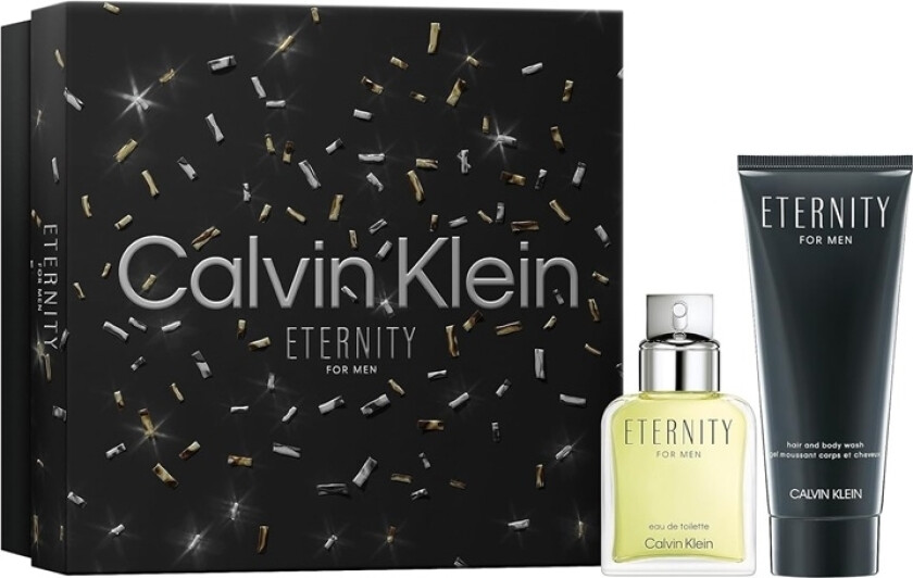 Calvin Sett herre parfyme Calvin Klein EDT Eternity 2 Deler