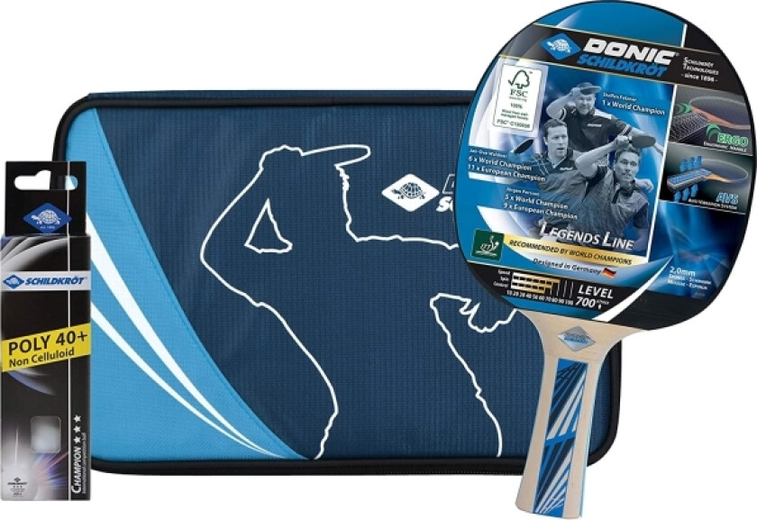 Donic Blomsterpotter Bordtennisracket DONIC Legends 700 - 3in1