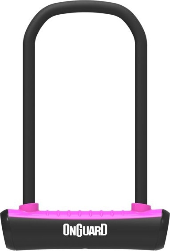 U-Lock sykkellås Neon rosa 115x230 mm (8153PN)