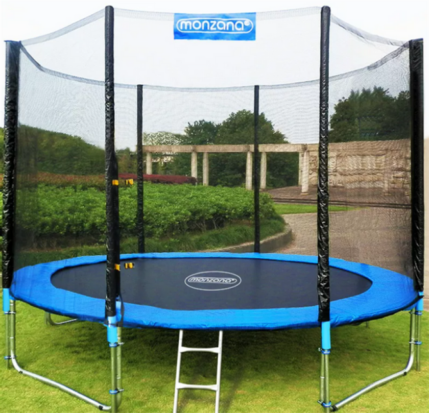 Trampoline Ø427cm - inkludert sikkerhetsnett